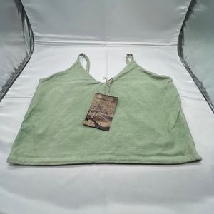 Groceries Apparel Crop Top XXL Made In The USA Organic Cotton